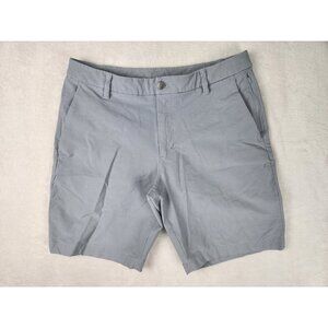 Lululemon Commission Shorts Men's Size 32 Gray 9" Inseam Chino‎